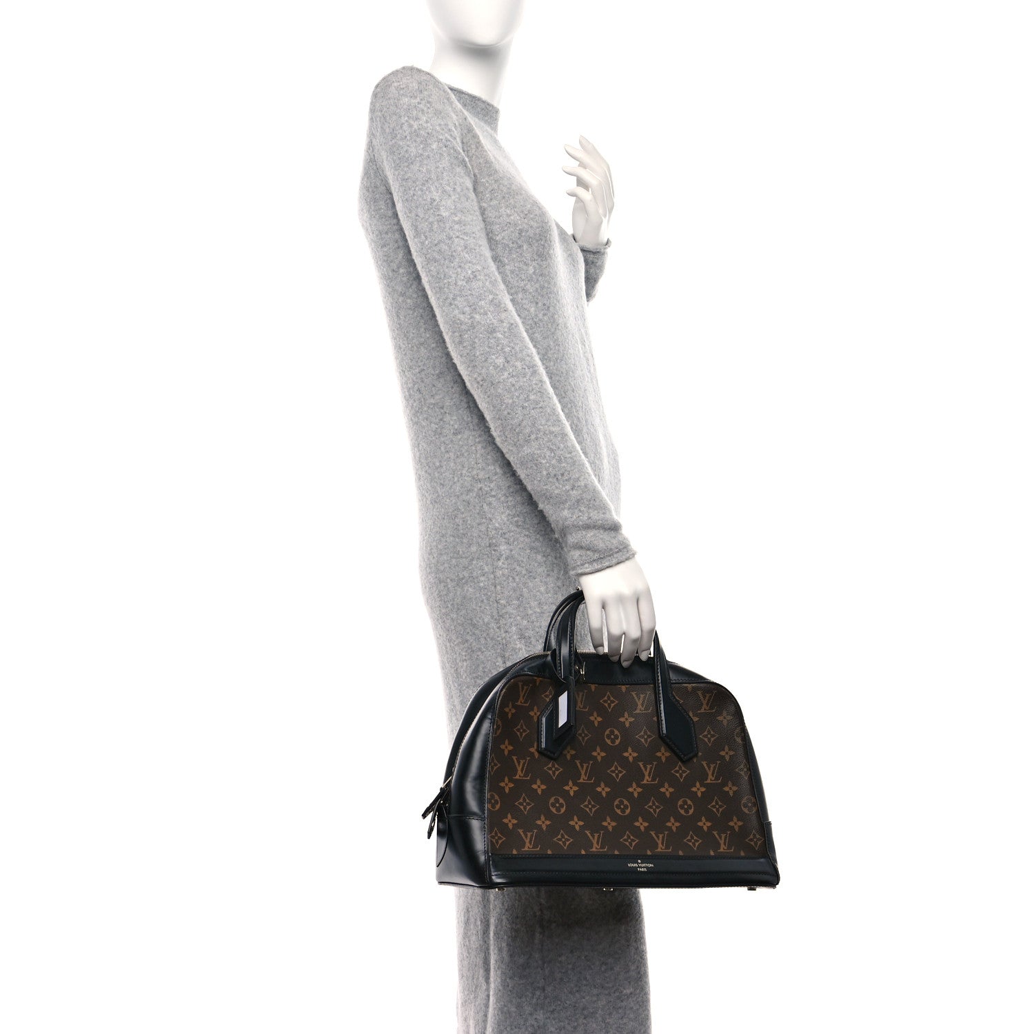 Louis Vuitton Monogram Dora MM Black 3 of 11