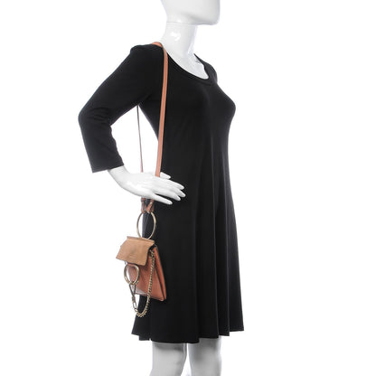 Chloe Suede Calfskin Mini Faye Bracelet Bag Ideal Blush 2 of 11