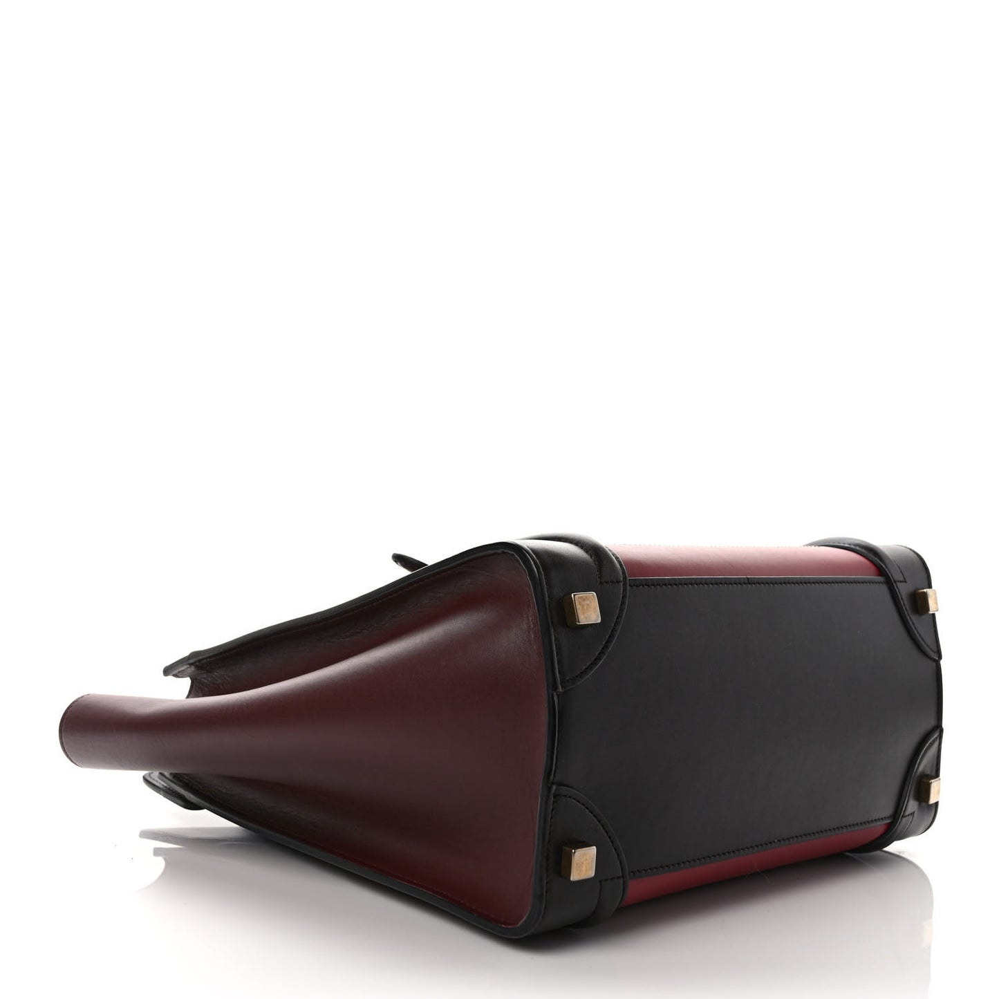 Smooth Calfskin Micro Tri-Color Luggage Micro Red