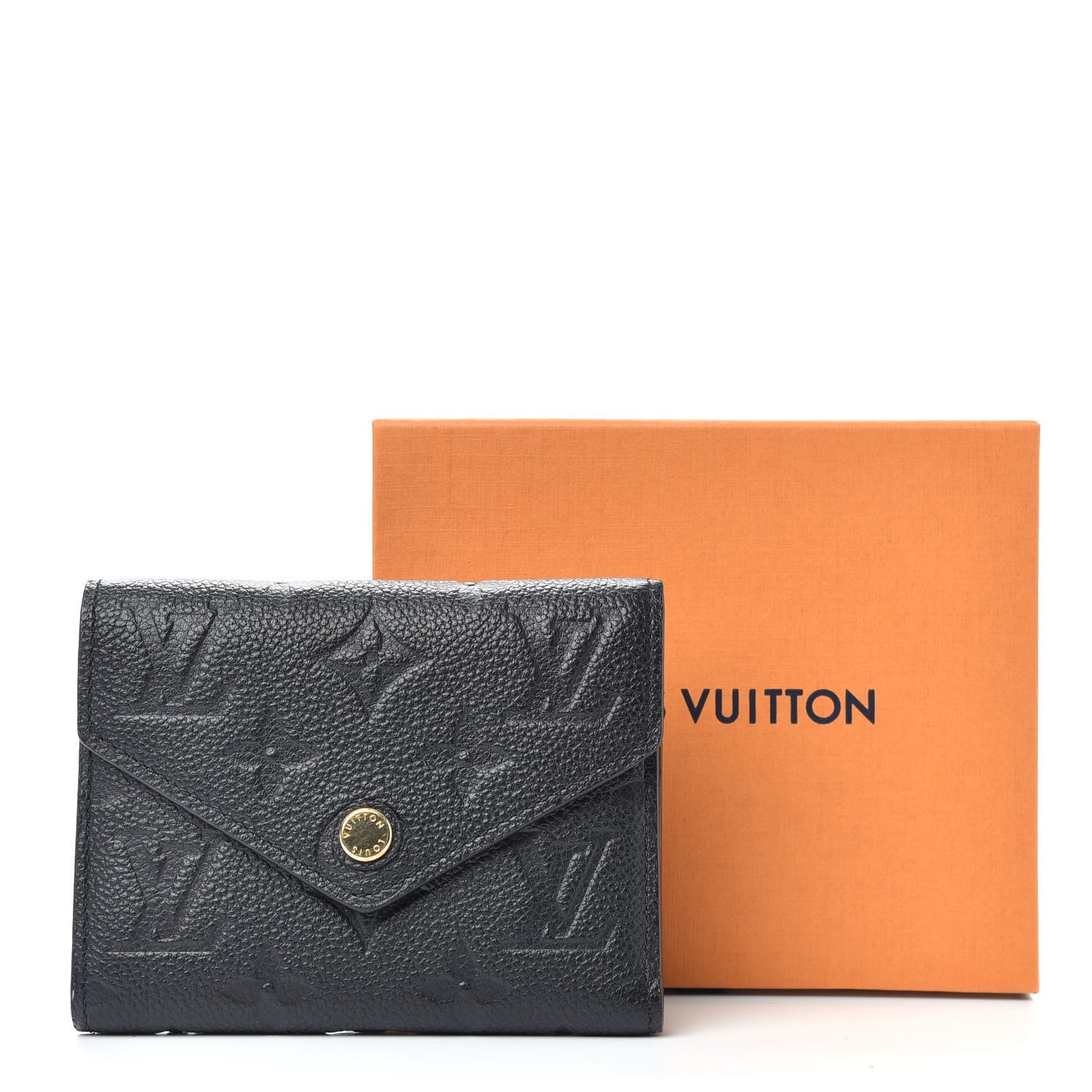 Louis Vuitton Empreinte Victorine Wallet Black 7 of 7