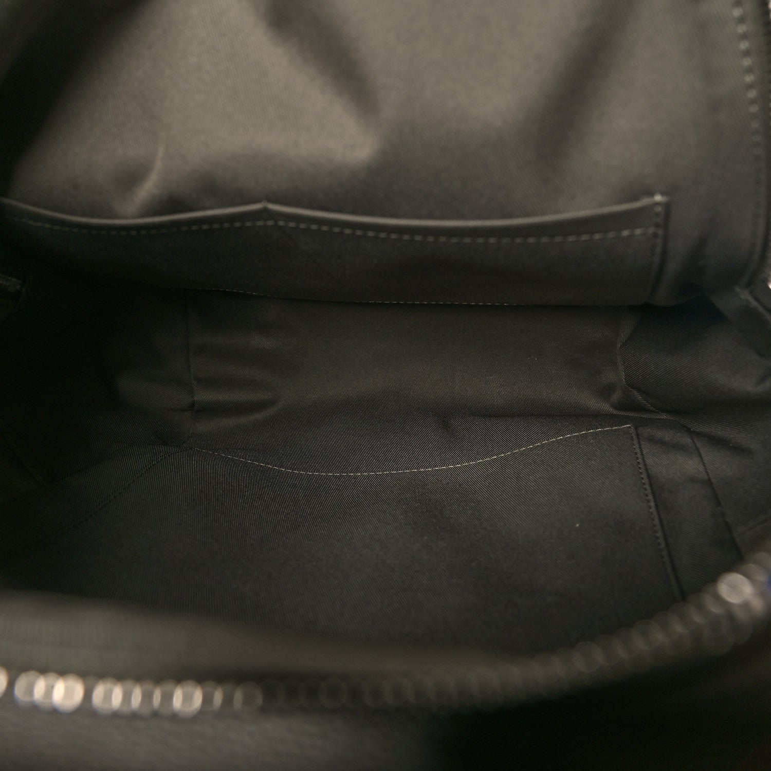 Louis Vuitton Grained Calfskin Aerogram Takeoff Backpack Grey 5 of 9
