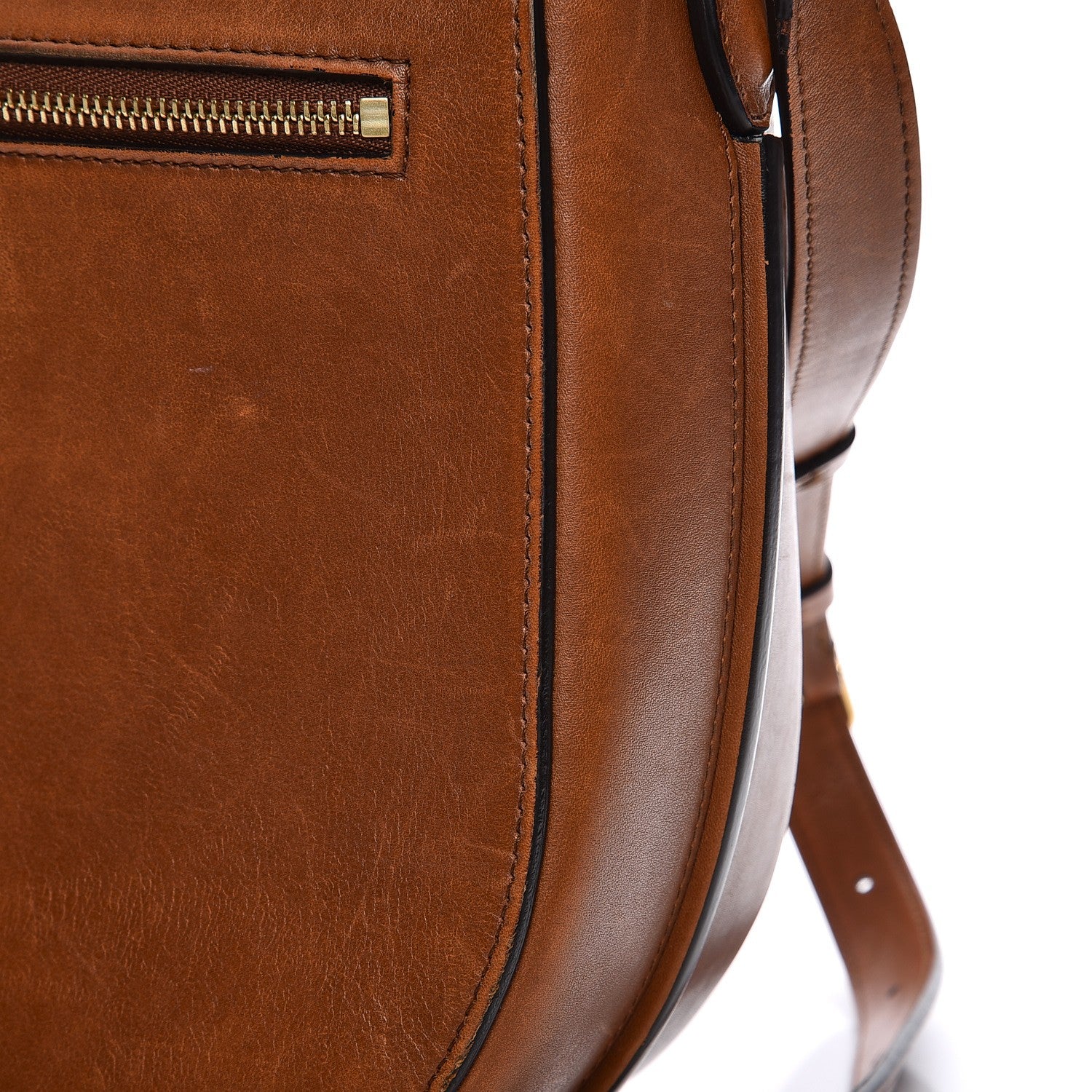 Celine Supersoft Calfskin Medium Trotteur Caramel 16 of 17