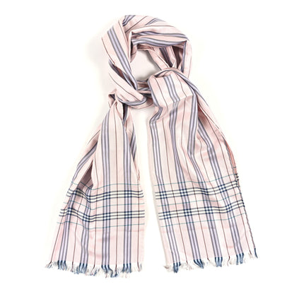 Burberry Silk Candy Check Square Scarf Pink 1 of 8