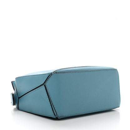 Loewe Calfskin Mini Puzzle Bag Blue 5 of 10
