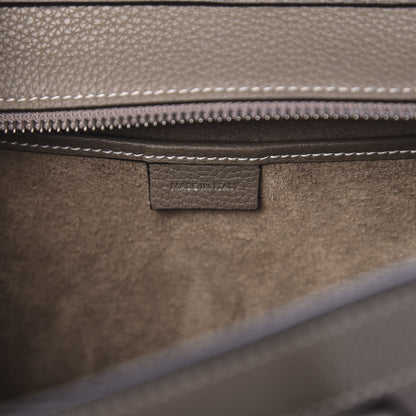 Celine Drummed Calfskin Nano Luggage Souris 6 of 9