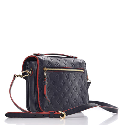 Louis Vuitton Empreinte Pochette Metis Marine Rouge 4 of 12