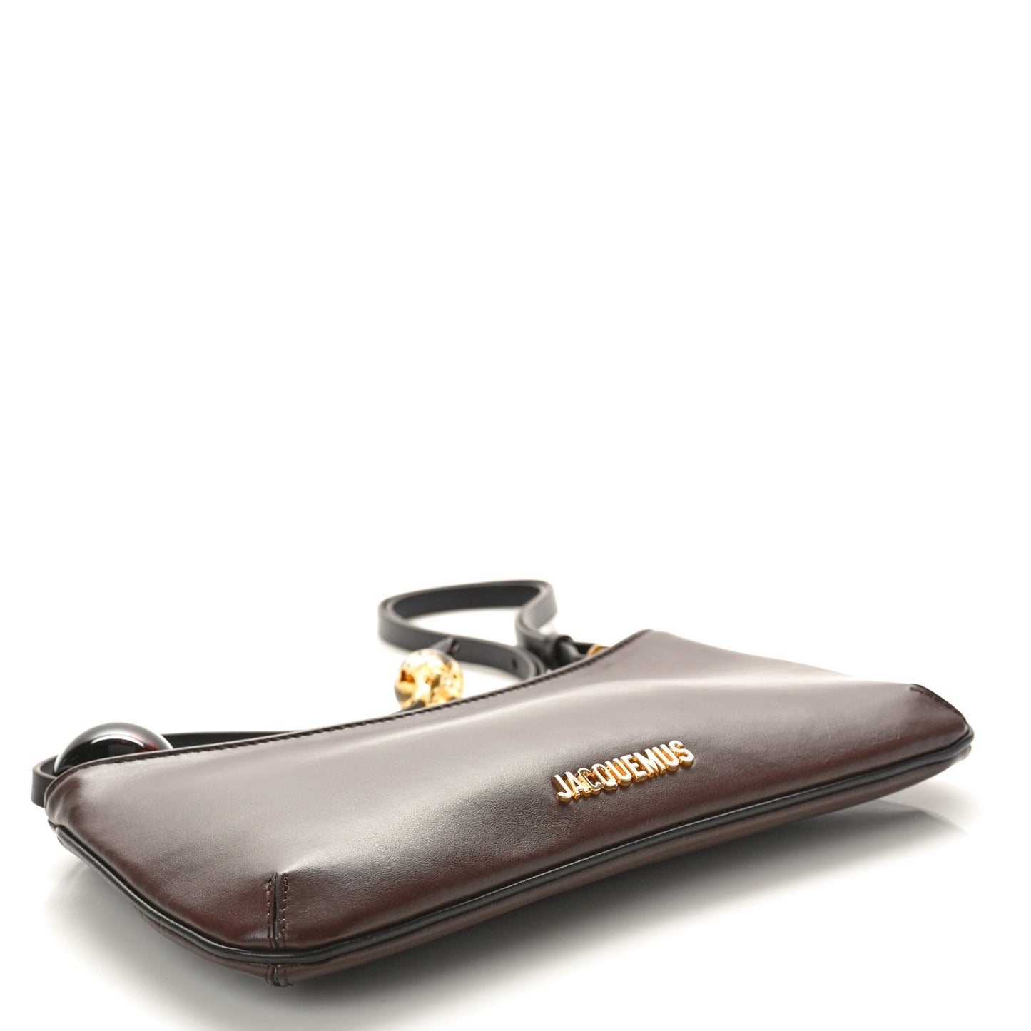 Smooth Calfskin Le Bisou Medium Brown