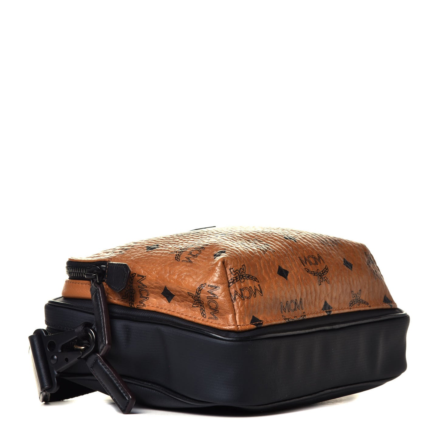 Visetos Square 1976 Crossbody Bag Cognac Black