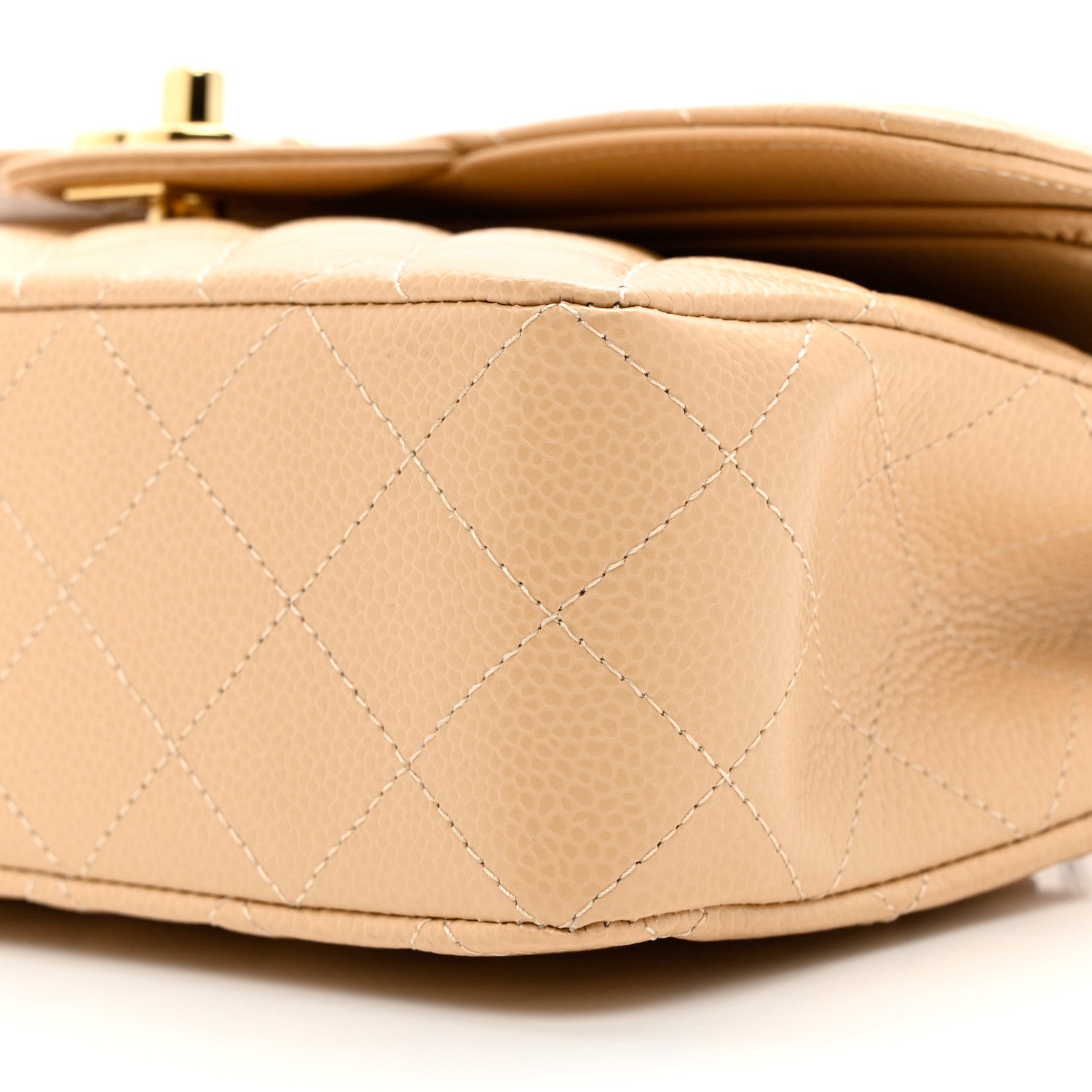Chanel Caviar Quilted Small Double Flap Beige 9 of 9