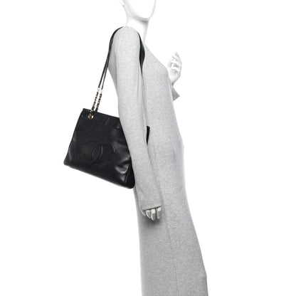 Chanel Lambskin CC Shoulder Bag Black 2 of 11