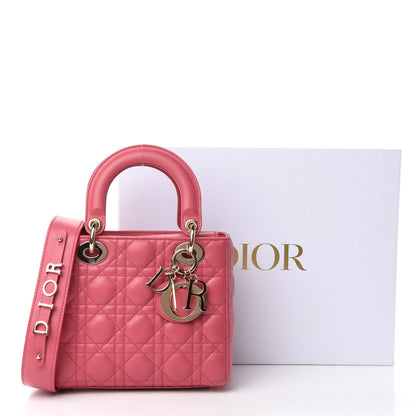 Christian Dior Lambskin Cannage Small My ABCDior Lady Dior Pink Honey 11 of 11