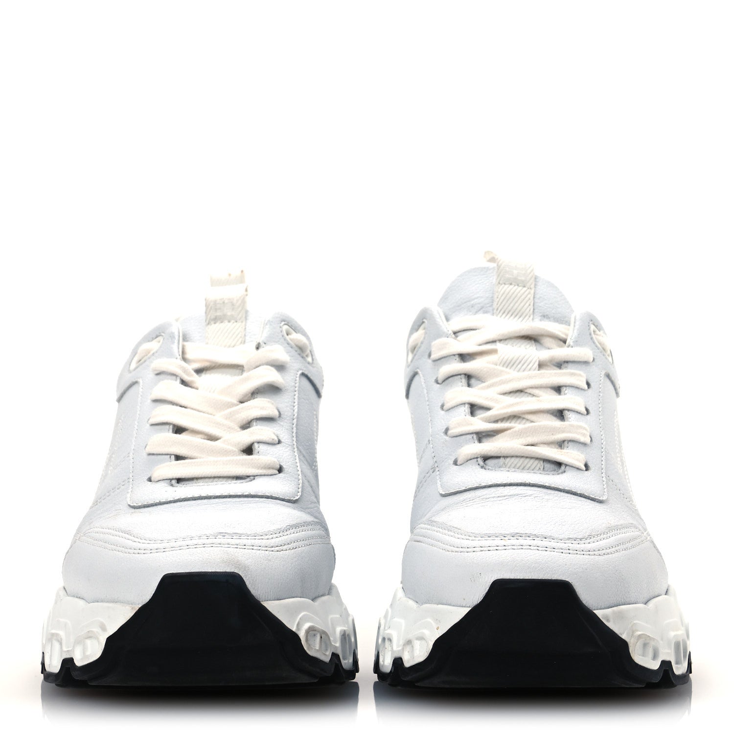 Hermes Goatskin Impulse Sneakers 38 White 3 of 16