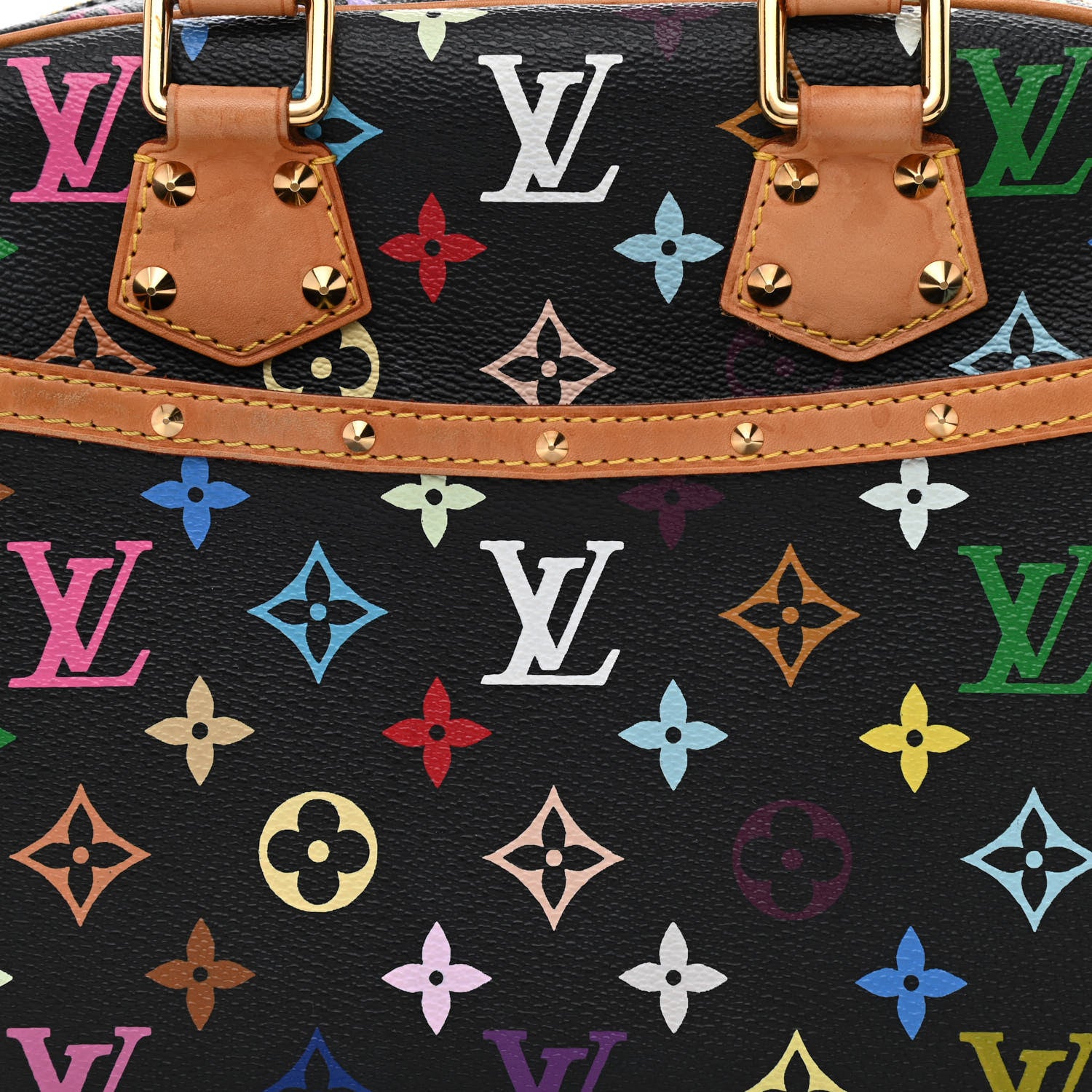 Louis Vuitton Monogram Multicolor Trouville Black 8 of 10