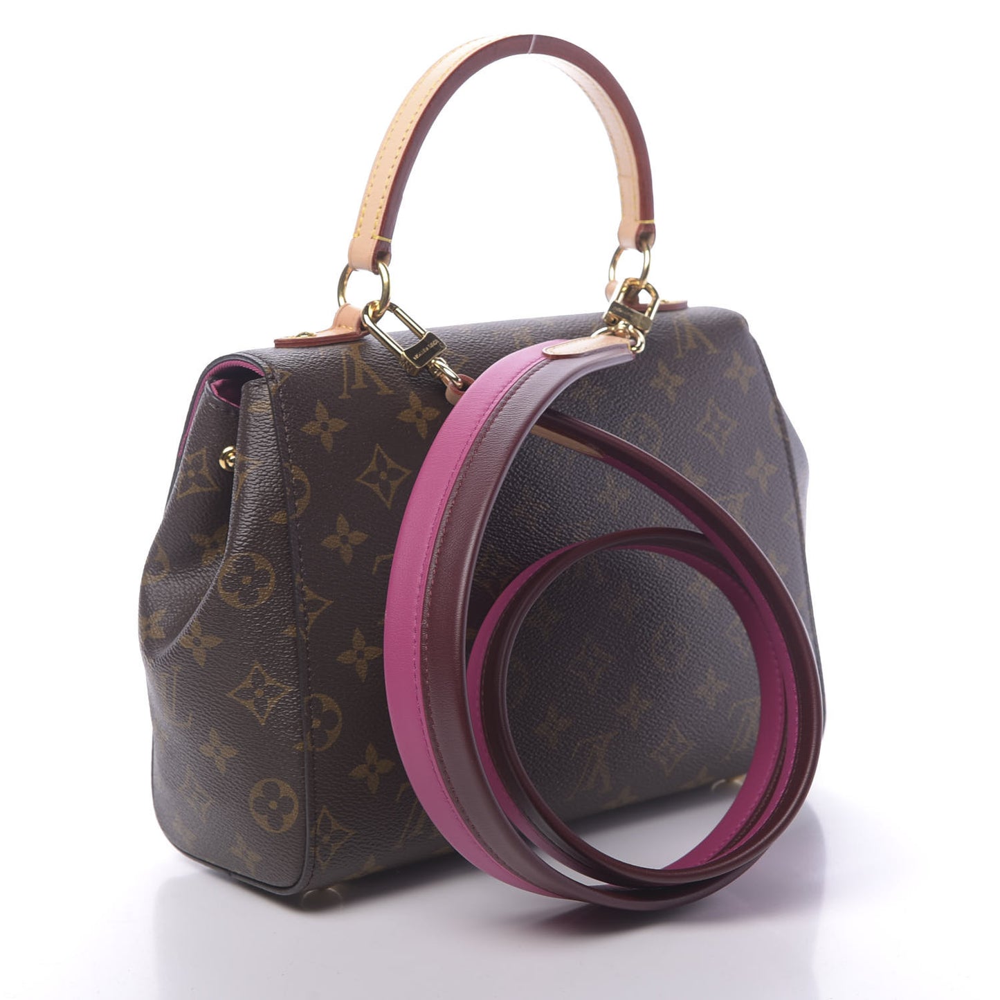 Monogram Cluny BB Bordeaux Fuchsia