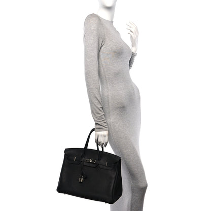 Hermes Togo Birkin 35 Black 2 of 12
