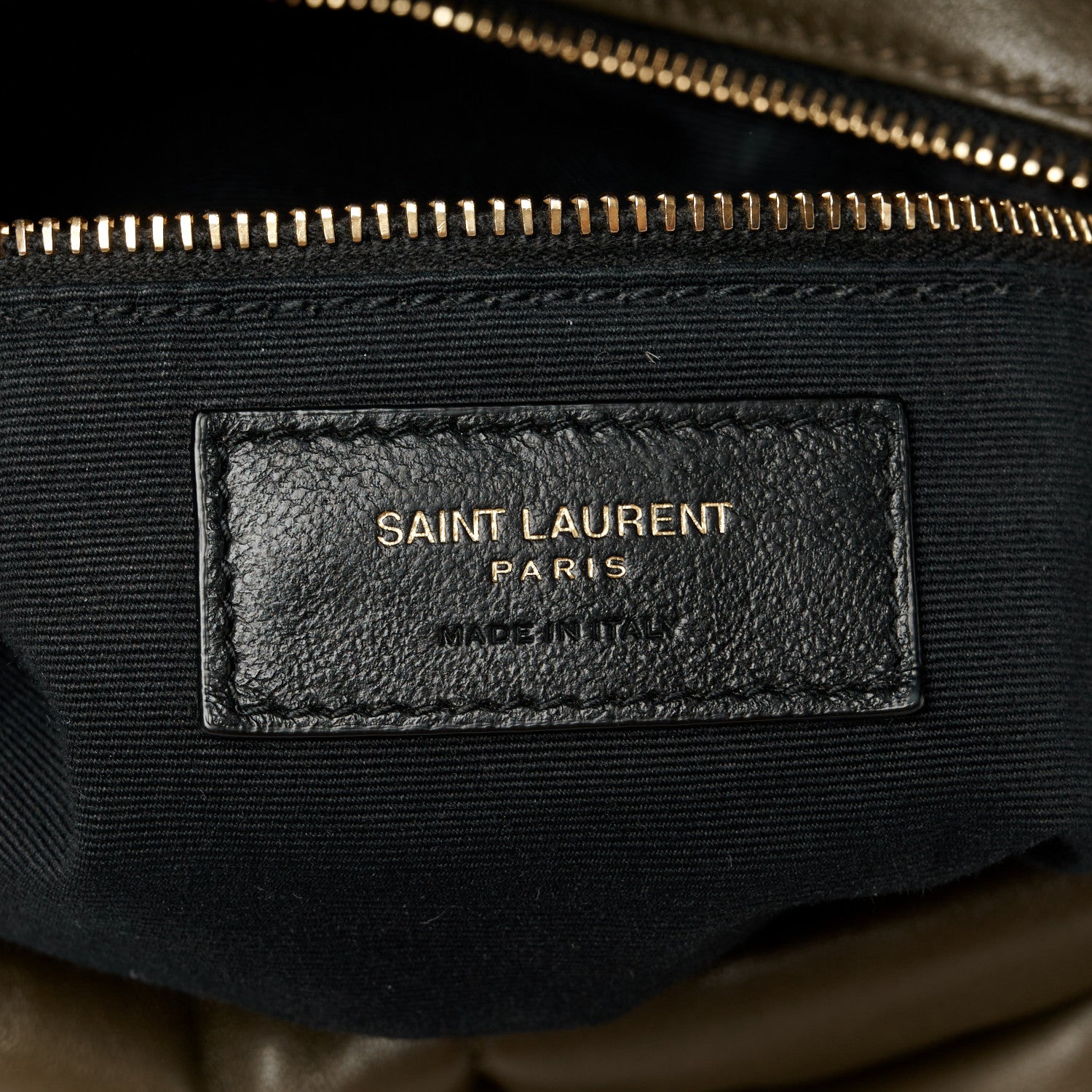 Saint Laurent Lambskin Quilted Medium Loulou Puffer Monogram Chain Satchel Seaweed 7 of 11