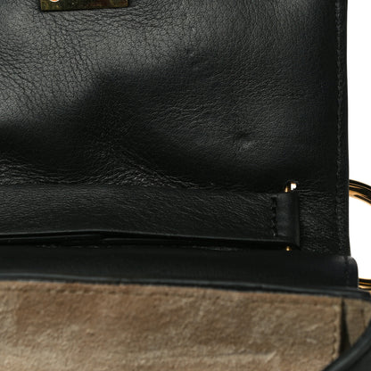 Chloe Calfskin Quilted Mini Drew Bijou Shoulder Bag Black 10 of 11