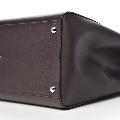 Fendi Vitello Elite Regular 2Jours Tote Caffe Noir 9 of 10