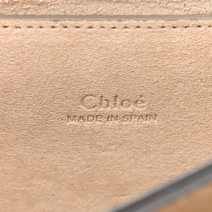 Chloe Suede Calfskin Small Faye Shoulder Bag Motty Grey 6 of 18
