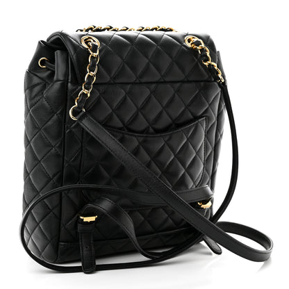 Chanel Lambskin Quilted Small Urban Spirit Backpack Black 2 of 8