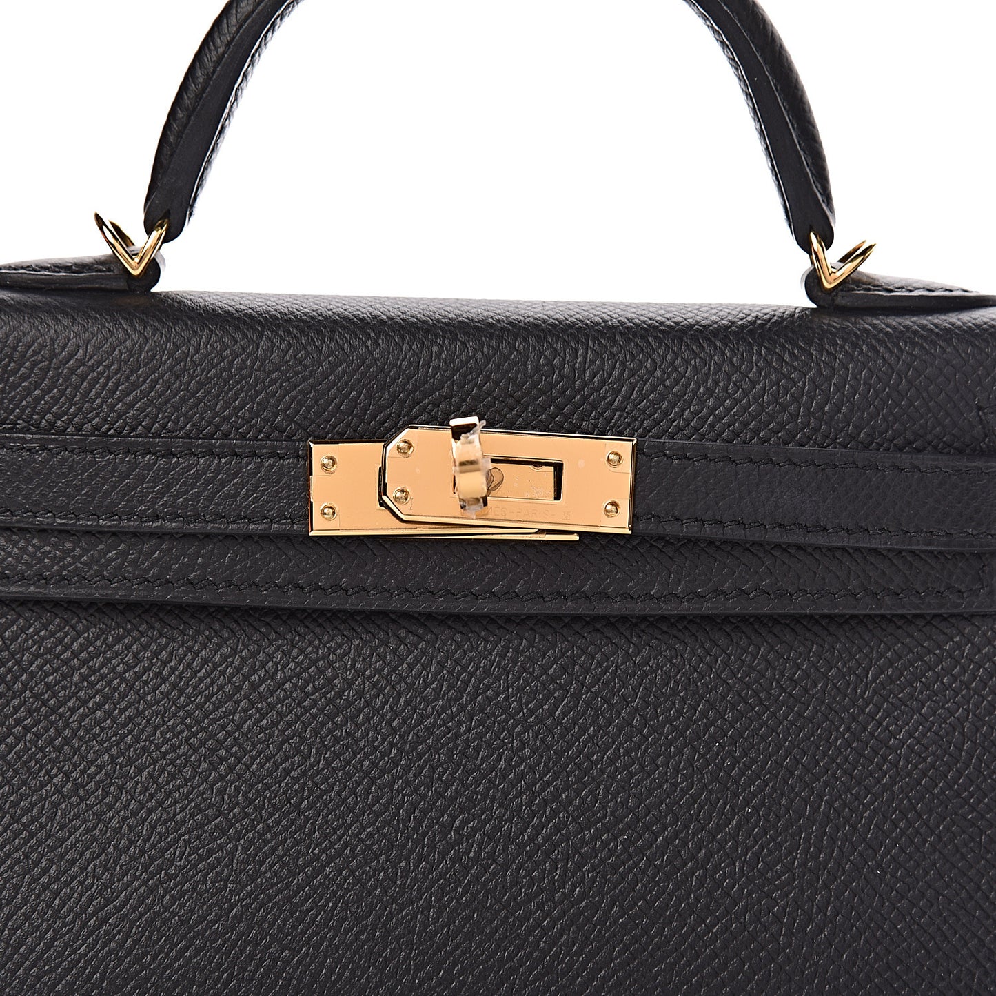 Epsom Mini Kelly Sellier 20 Black