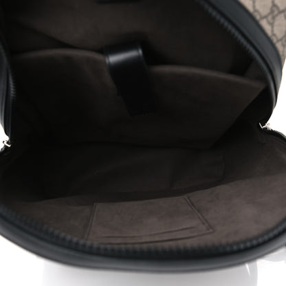 Gucci GG Supreme Monogram Medium Backpack Black 4 of 4