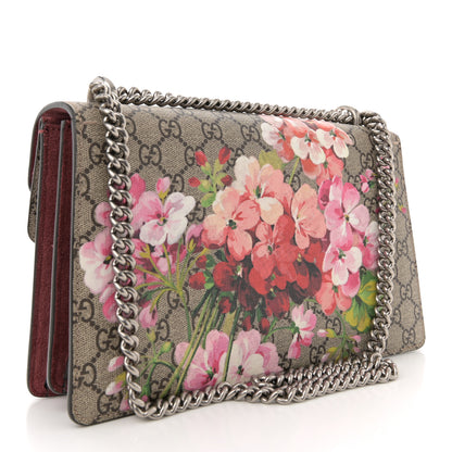 Gucci GG Supreme Monogram Blooms Small Dionysus Shoulder Bag Beige Multicolor Dry Rose 3 of 12
