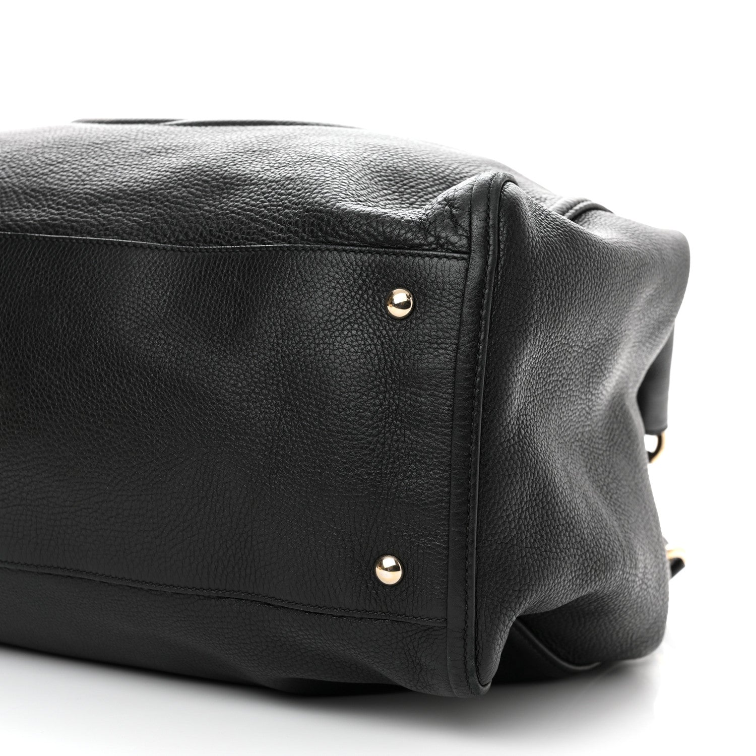 Gucci Pebbled Calfskin Large Soho Shoulder Bag Black 11 of 14