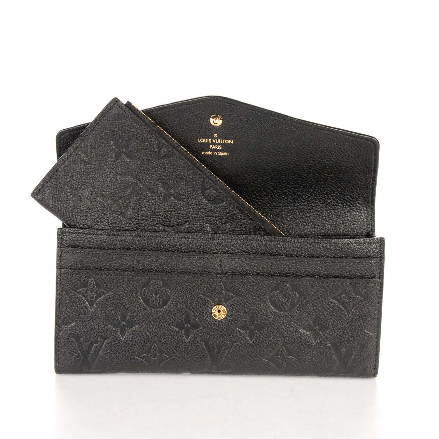Louis Vuitton Empreinte Curieuse Wallet Black 6 of 8