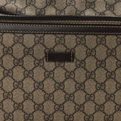 Gucci GG Supreme Monogram Belt Bag Dark Brown 8 of 10
