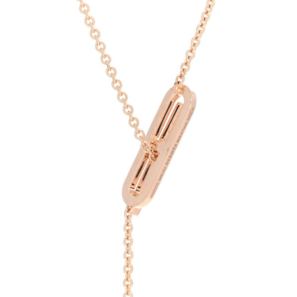 Hermes 18K Rose Gold Diamond PM Ever Chaine D'Ancre Necklace ST 4 of 4