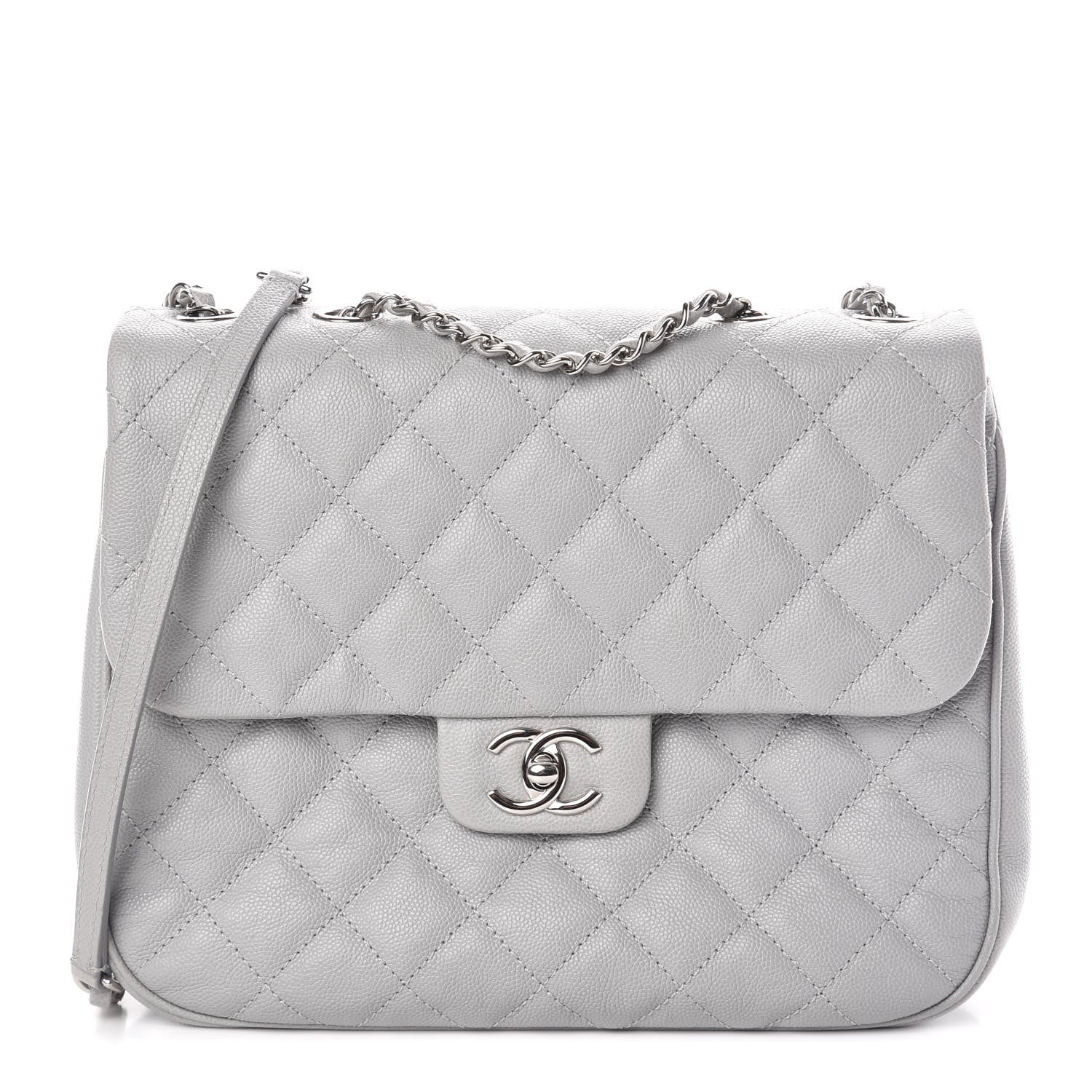 Chanel Caviar Quilted Large Urban Companion Flap Grey 1 of 10