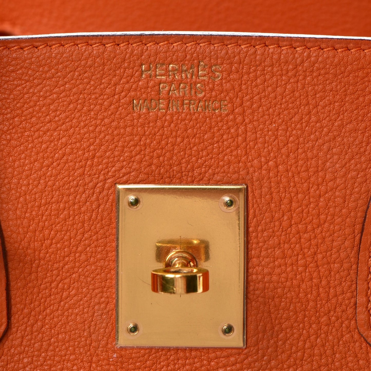 Togo Vibrato Birkin 35 Orange