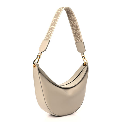 Loewe Satin Calfskin Jacquard Small Luna Bag Oat 3 of 9