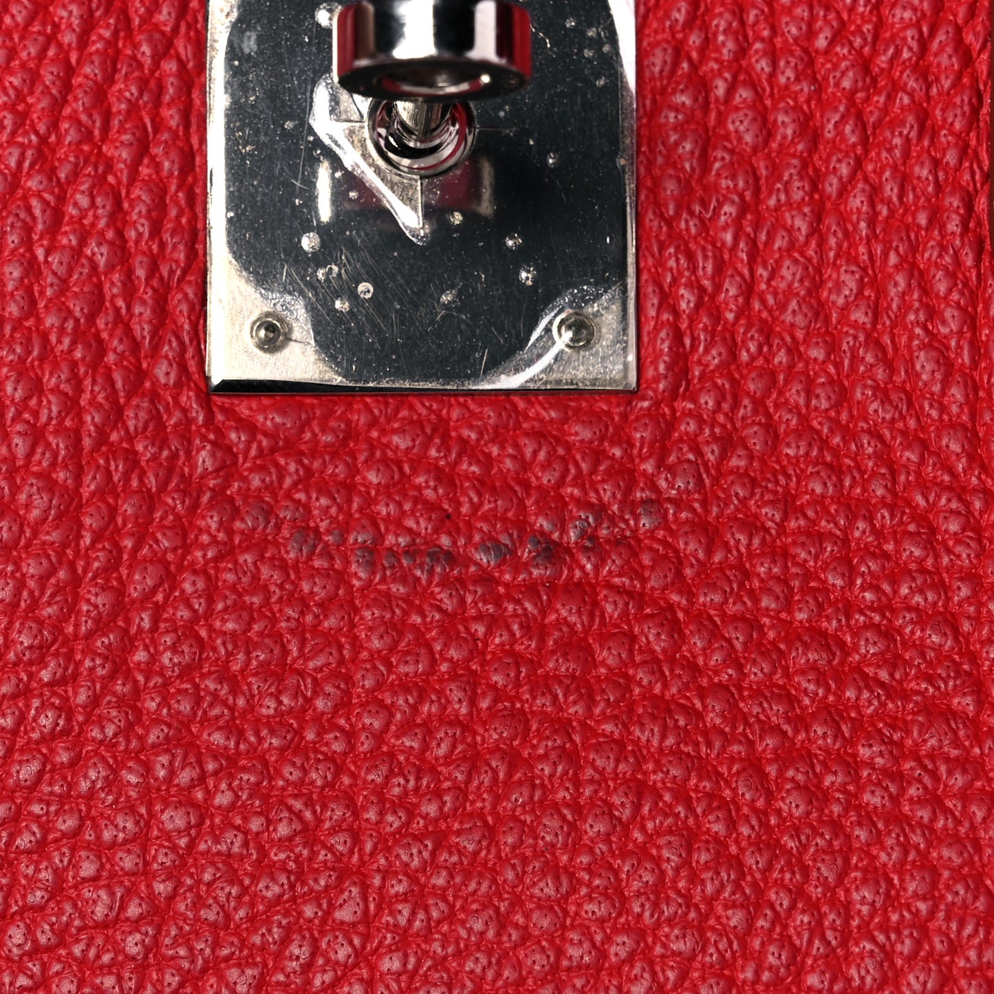 Buffle Skipper Birkin 35 Rouge Vif