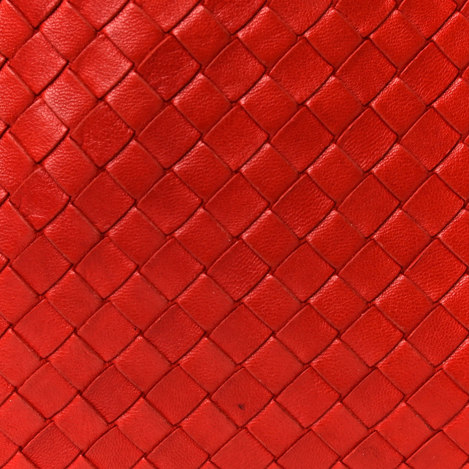 Bottega Veneta Nappa Intrecciato Shoulder Bag Red 9 of 12