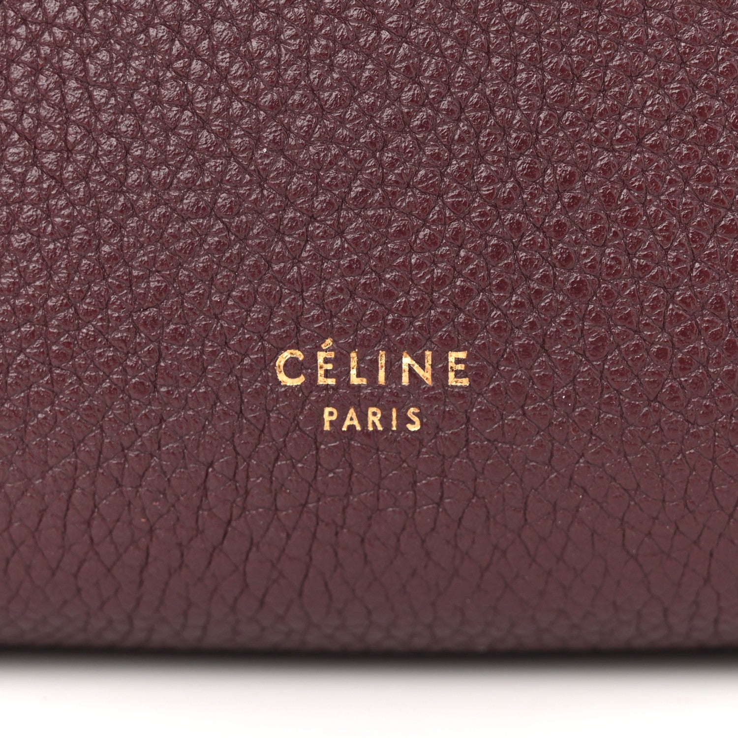 Celine Grained Calfskin Micro Belt Bag Burgundy 6 of 12