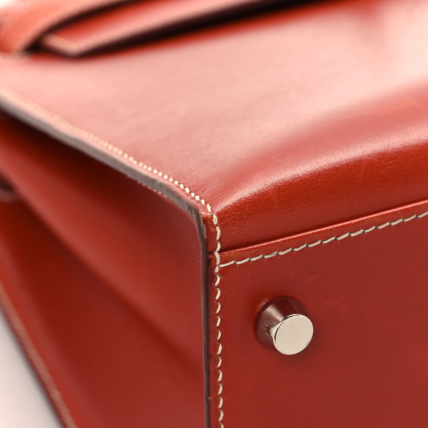 Hermes Box Kelly Sellier 28 Brique 9 of 18