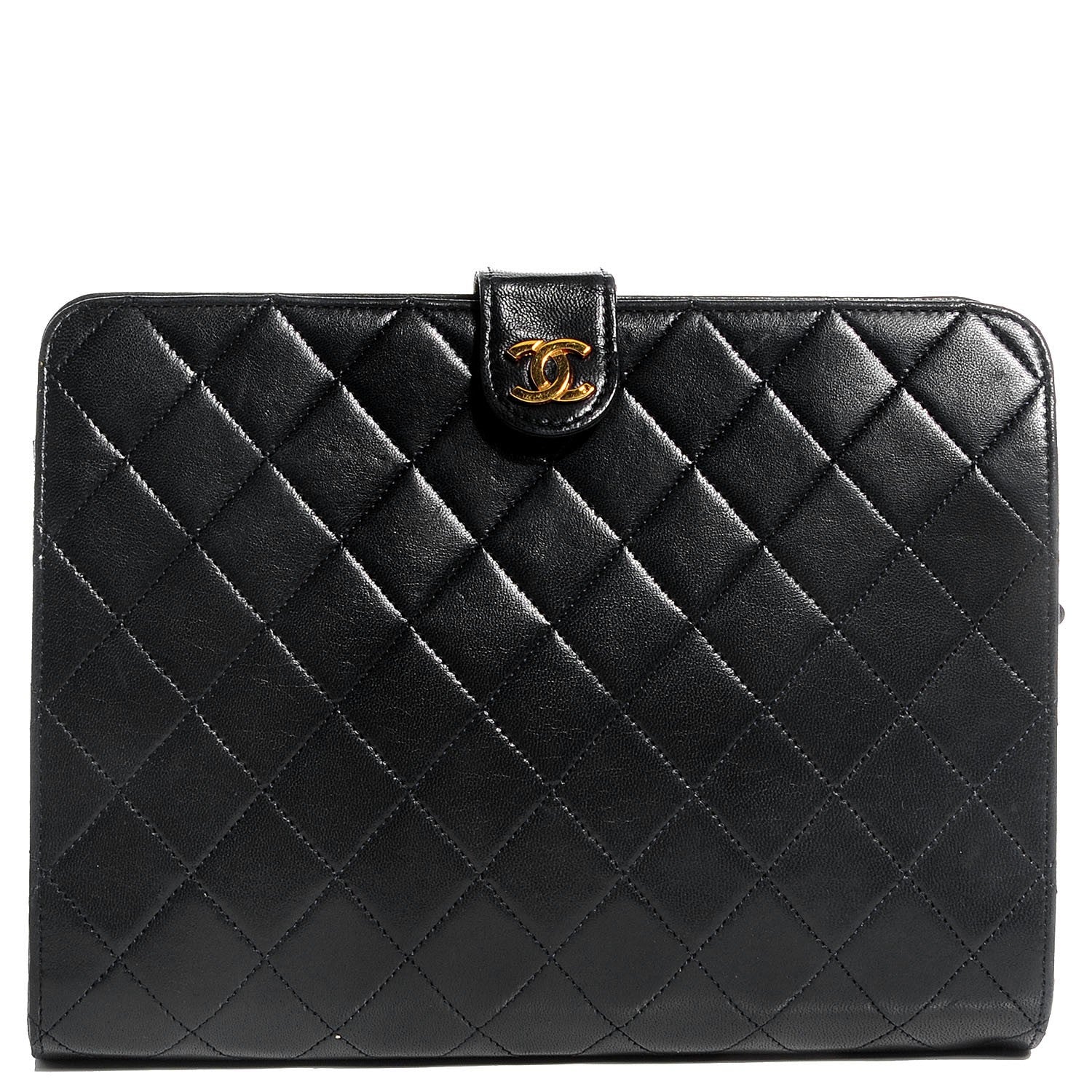 Chanel Lambskin Quilted Shoulder Bag Black 1 of 7