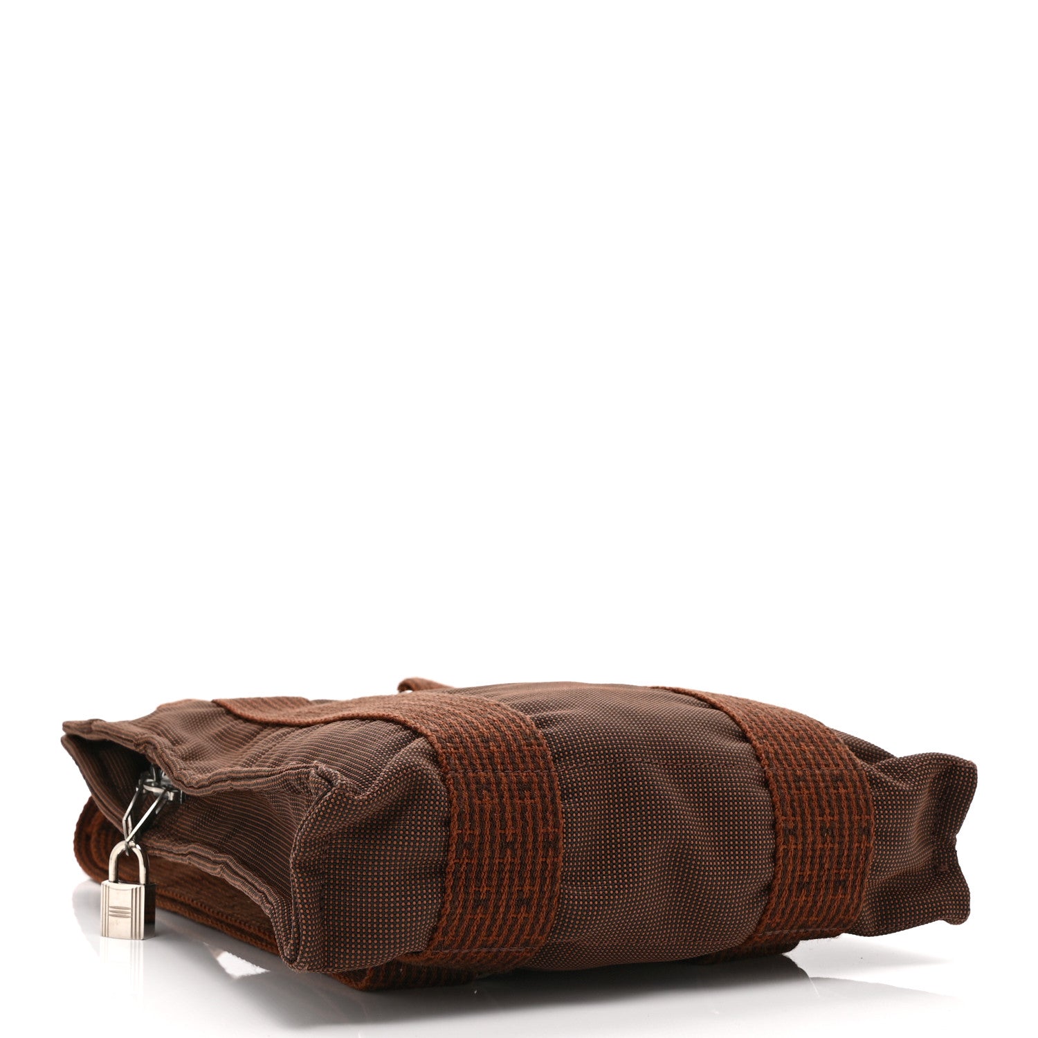 Hermes Canvas Herline Backpack Brown 4 of 9