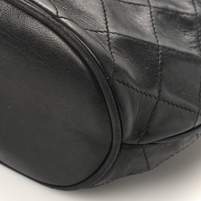 Chanel Lambskin Quilted Tassel Drawstring Black 9 of 12