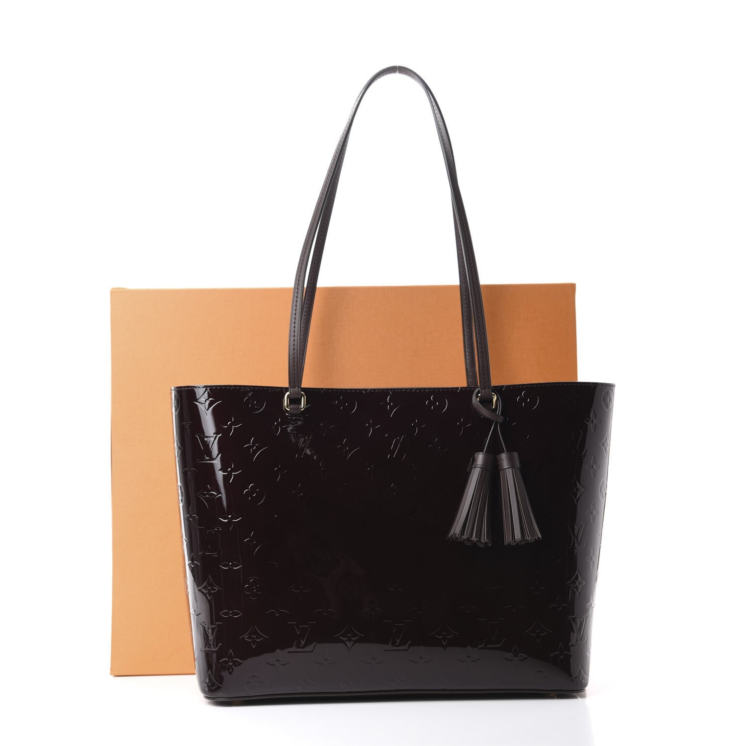 Louis Vuitton Vernis Long Beach MM Amarante 10 of 10