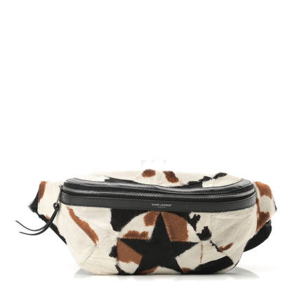 Saint Laurent Calfskin Calf Hair Pony Belt Bag Multicolor 1 of 12