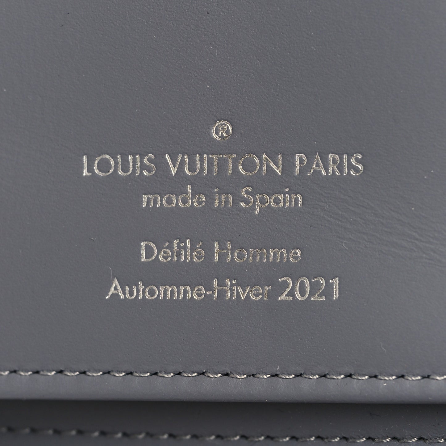 Monogram Mirror Zippy Wallet Silver