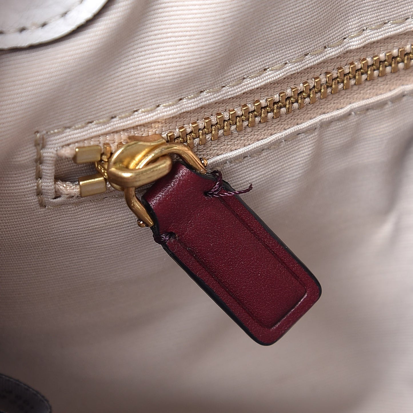 Calfskin Collage Saddle Bag Off White