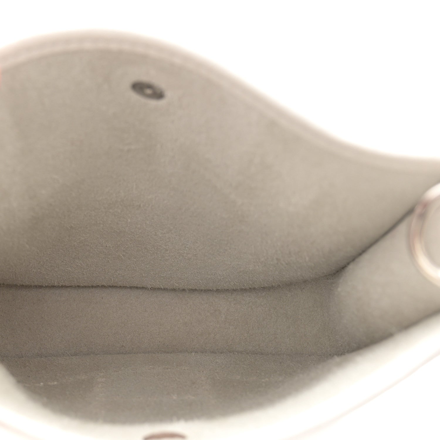 Hermes Taurillon Clemence Amazone Evelyne TPM Gris Pale 5 of 11