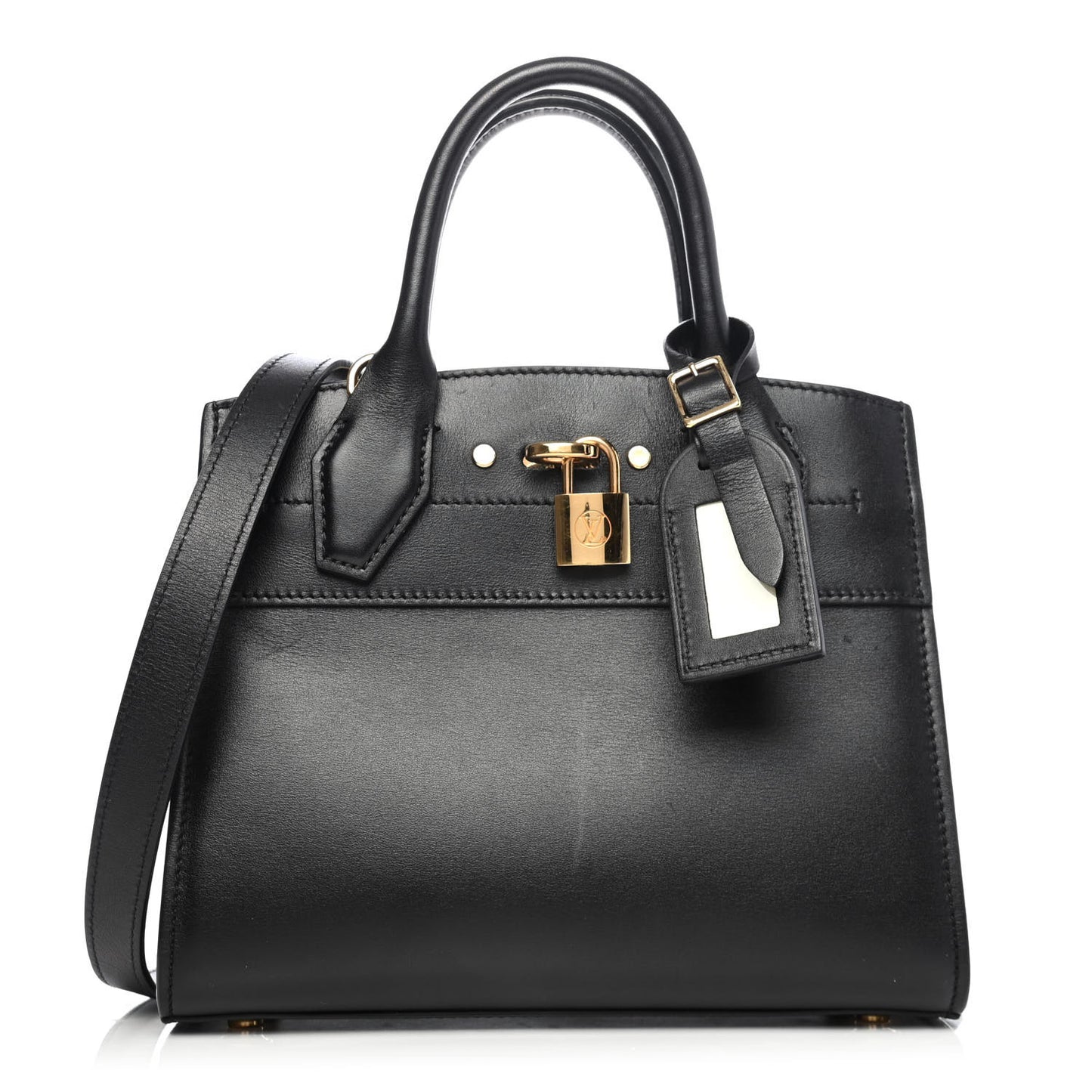 Calfskin City Steamer Mini Black