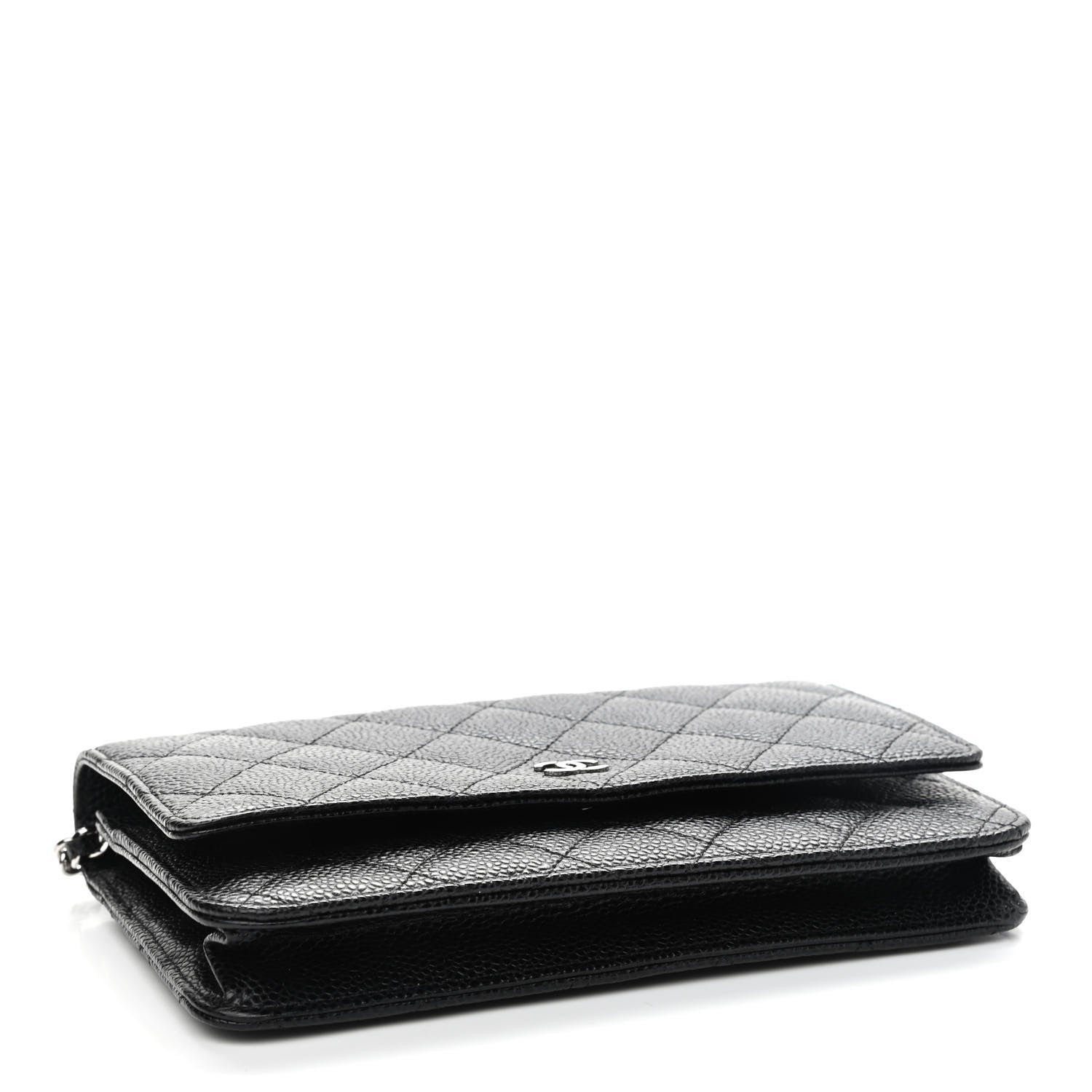 Chanel Caviar Quilted Wallet On Chain WOC Black 4 of 10