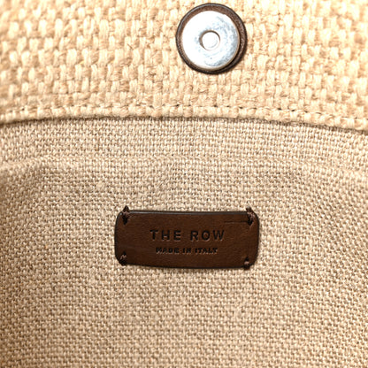 The Row Linen Georgia Tote Bag Clay Shell 6 of 9