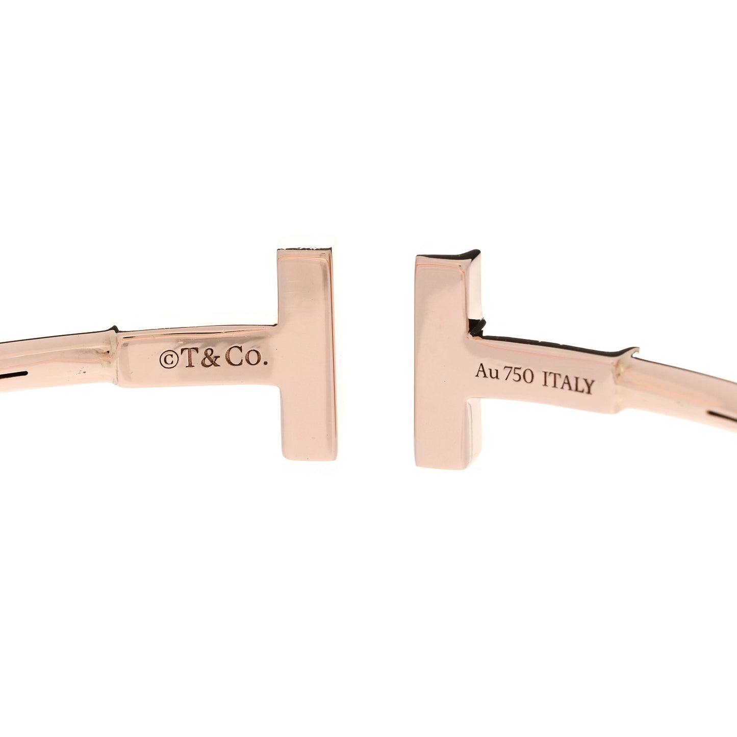 18K Rose Gold Mother of Pearl T Wire Bracelet